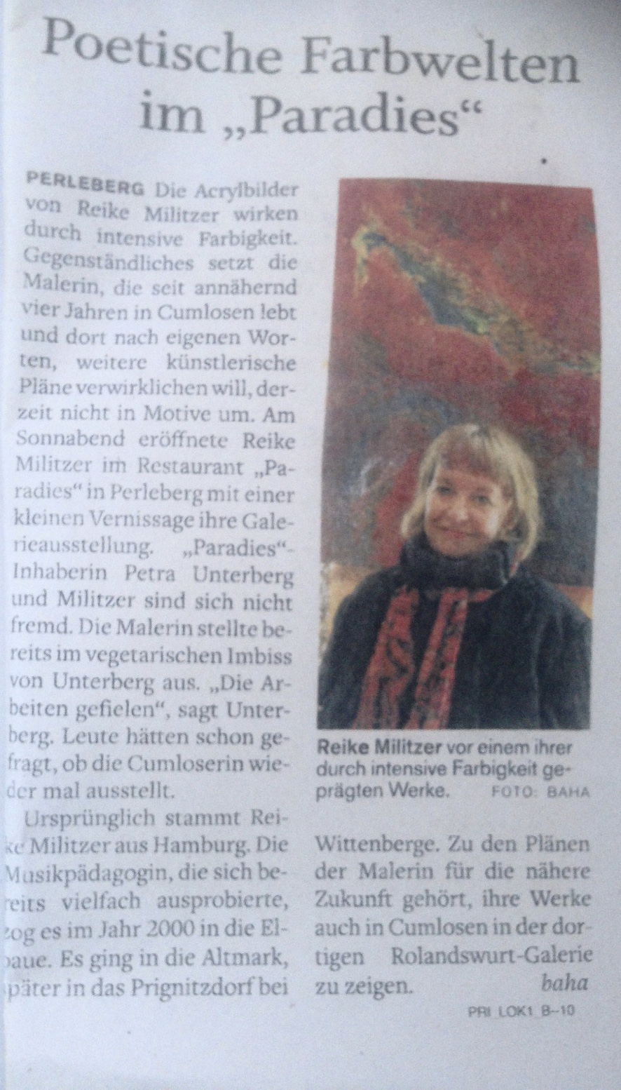 Poetische Farbwelten im "Paradies"